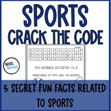 Free Sports Crack the Code Cryptogram Summer End of Year A