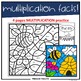 Spring Multiplication Practice Color by Number Code Math Coloring Pages ...