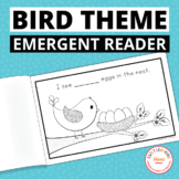 Free Printable Spring Birds Counting Book for Preschool and PreK Emergent Reader