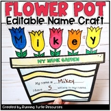 Spring Flower Name Craft, Spring Bulletin Board, Name Reco