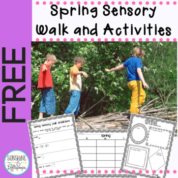 Preview of Free | Spring | Sensory Walk and Activities 