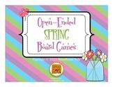 Free Spring-Themed Open Ended Board Games {Set of 3}