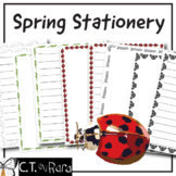 Spring Writing Paper Stationery
