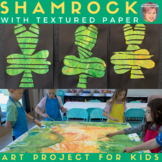 Free St. Patrick's Day Craft: Textured Paper Shamrock Project