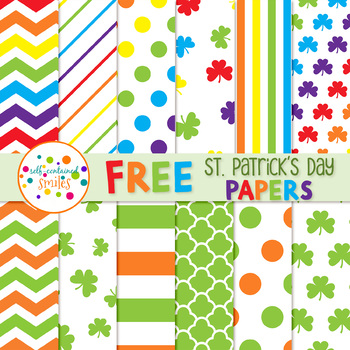 St Patricks Day Backgrounds Graphic by Fun Digital · Creative Fabrica