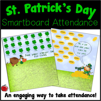 Preview of Free St. Patrick's Day Attendance for the Smartboard
