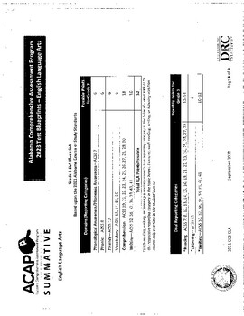 Preview of Free State Provided 2023 3rd Grade ACAP ELA Resources