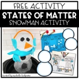 Free States of Matter Snowman activity, Sneezy the Snowman