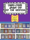 Free Student-Created Alphabet Strip for your Classroom