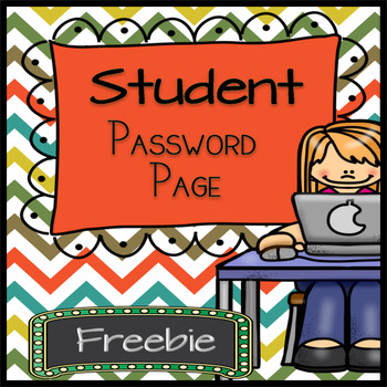 Preview of Free Student Password Page