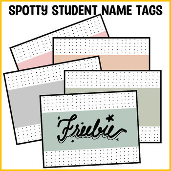 Preview of Free Printable Students Name Labels, Student Name Plates, Classroom labels