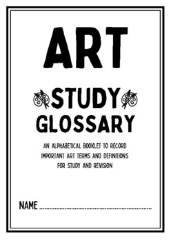 Preview of Free Study Glossary - Alphabetical Booklet for ART Terms and Definitions