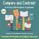 Compare Contrast Graphic Organizer | Printable and Digital | Distance Learning