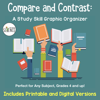 Preview of FREE Study Skills Compare Contrast Graphic Organizer
