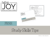 Free Study Skills Tips