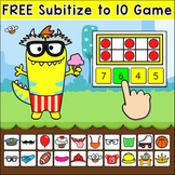 Free Subitizing Game using Ten Frames for In-Class and Dis