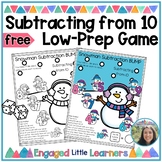 Free Subtraction Game | Subtract from 10 | Friends of Ten Freebie