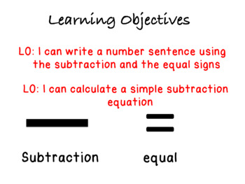 Preview of Free Subtraction Introduction Powerpoint Year 1 and 2 Cross out Method