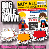 Free Superhero Speech Bubbles Clip art & Sale info