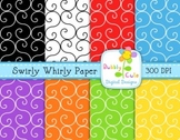 Free Swirly Whirly Papers