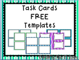 Free Task Card Templates