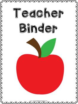 Preview of Free Teacher Binder Pages