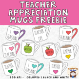 Free Clipart - Teacher Appreciation Mugs