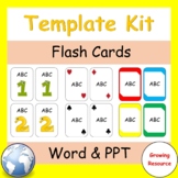 Free! Template Kit: Flash Cards in Word & PPT