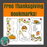 Free Thanksgiving Bookmarks