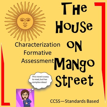 Preview of Free The House on Mango Street: Characterization Formative Assessment