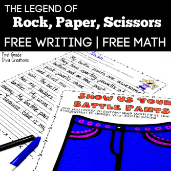 Preview of Free | The Legend of Rock, Paper, Scissors | Math | Writing