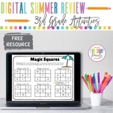 Free Third Grade Summer Review | Math and ELA | Summer Act