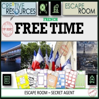 Preview of Free Time French Escape Room