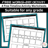 Free Timeline Activity Worksheets for Research and Biograp