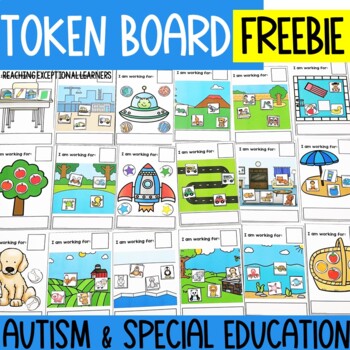 Preview of Free Token Boards for Special Education