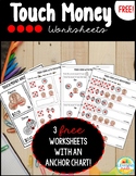 FREE Touch + Count Money Worksheets