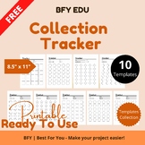 Free Tracker Collection 8.5 x 11