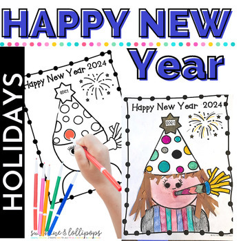 Preview of New Year 2024 Happy New Year Celebration Page Free