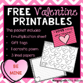 Free Valentine Printables