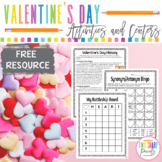 Free Valentine's Day Activities and Centers | History of V