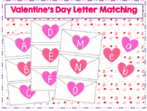 Free Valentine's Day upper and lower case matching printable