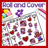 Free Valentines Day Party Game - Roll and Cover