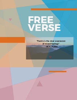 Preview of Free Verse Writing Bundle