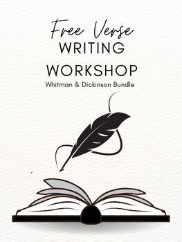 Preview of Free Verse Writing Workshop - Whitman & Dickinson Bundle