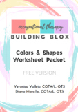Free Version Colors and Shapes Worksheet Packet