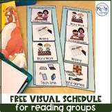 Free Visual Schedule for Reading Groups