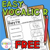 Free Vocalic R Phrases and Sentences Printables | Speech Therapy