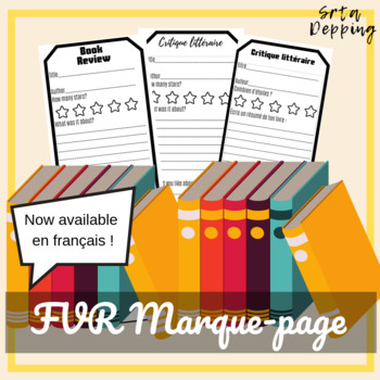 Free Voluntary Reading Fvr Bookmark Review French Version - 