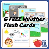 Free Weather Flash Cards