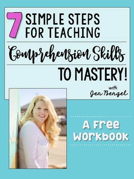 Preview of Free Webinar Workbook: 7 Simple Steps for Teaching Reading to Mastery